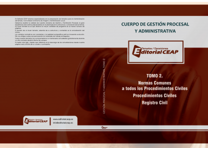 Gestión Procesal y Administrativa – Temario