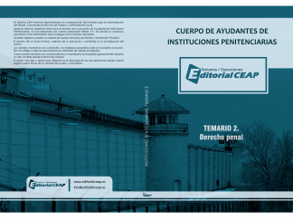 Portada Temario 2 Derecho Penal Ayudantes IIPP