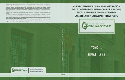 Auxiliares Administrativos DGA – Temario – 2 tomos